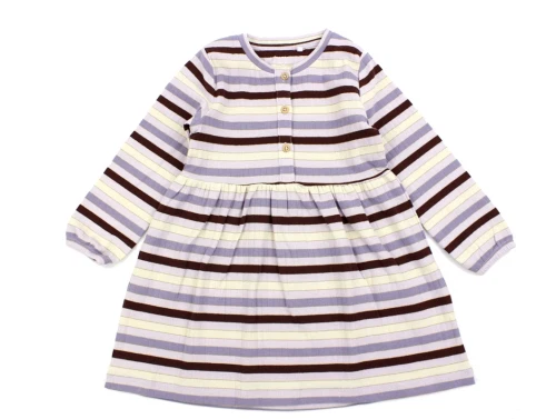 Name It orchid hush stribet kjole